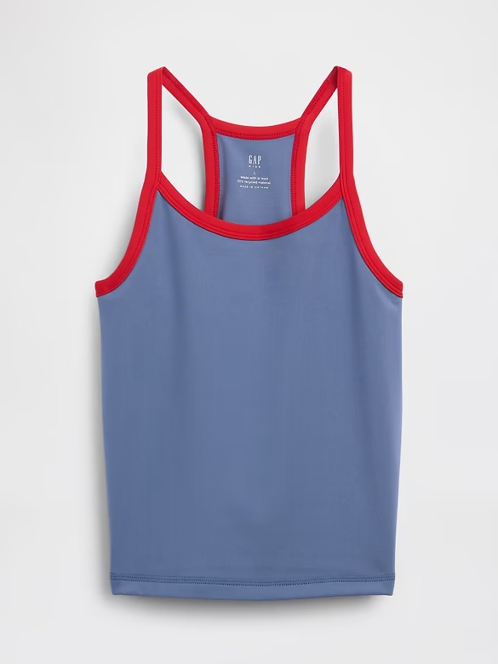 Gap Kids Racerback Active Tank Top Girls Bainbridge Blue Shirt
